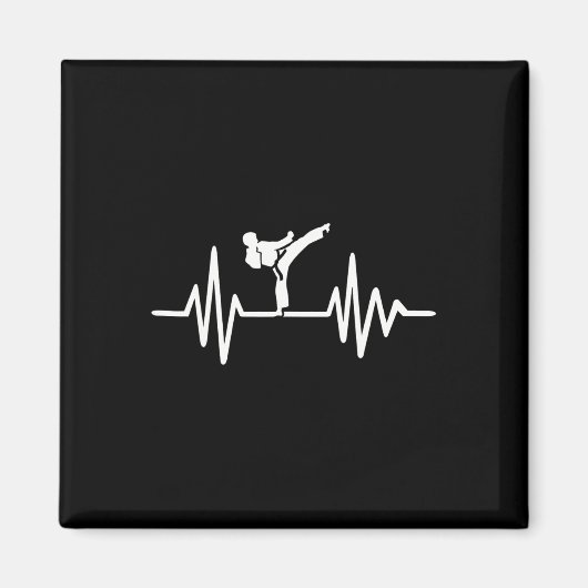Karate Frequentie  Magneet (Voorkant)