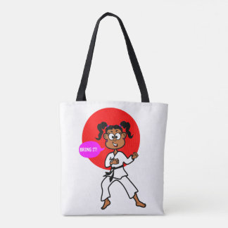 Karate Girl Canvas tas