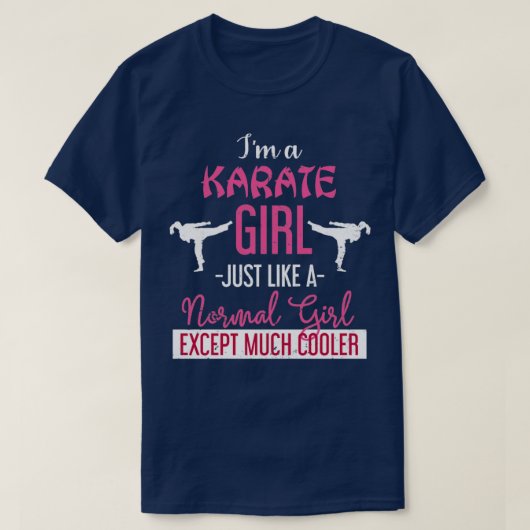 Karate Girl Karate T-shirt (Design voorkant)