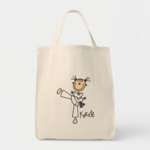 Karate Girl Tshirts en Gifts Tote Bag