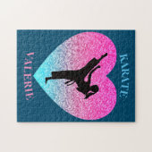 Karate Girls Puzzle de coeur (Horizontal)