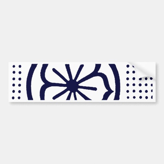 Karate Headband Bumpersticker (Voorkant)