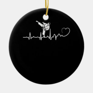 Karate Heartbeat - Perfect Martial Arts Karate Keramisch Ornament