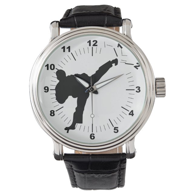 Karate Horloge (Voorkant)