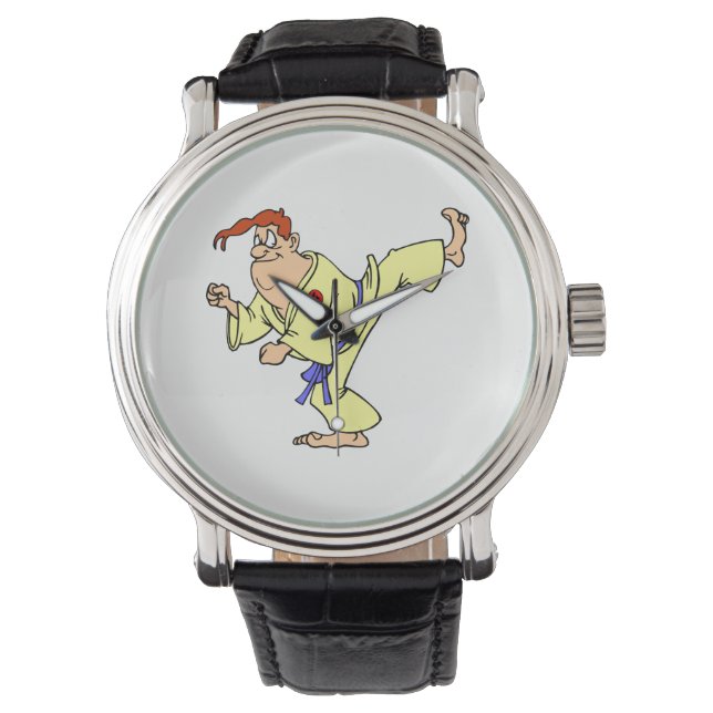 Karate Horloge (Voorkant)