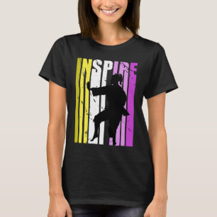 Karate Inspire Cute Colors Inspirerend Motivatio T-shirt