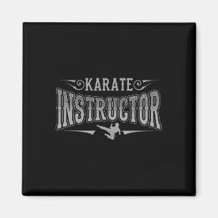 Karate instructeur Black Belt Japanse vechtsporten Magneet