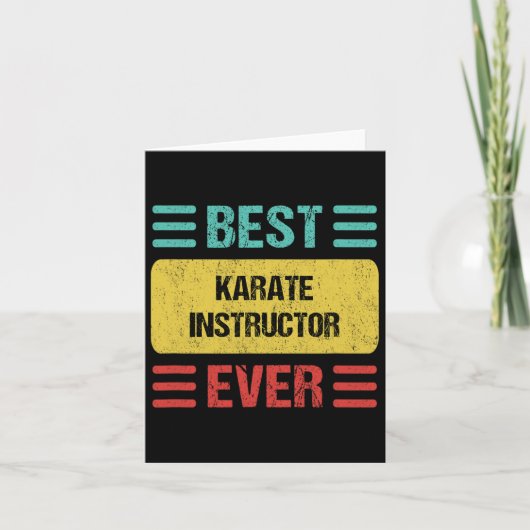 Karate Instructor 1 Kaart (Voorkant)