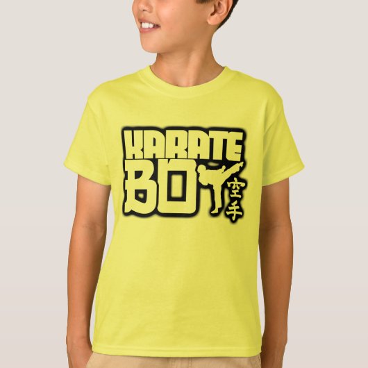 Karate jongen t-shirt (Voorkant)