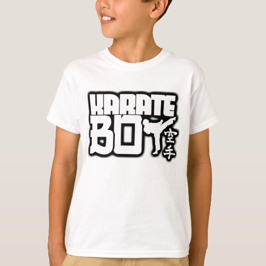 Karate jongen t-shirt (Voorkant)