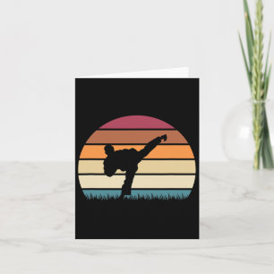 Karate Jujitsu Martial Arts Retro Boys Mannen Kaart