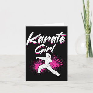 Karate Karate Girl Kaart