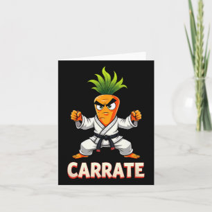 Karate Karate Wortel MMA Studenten Trainer 1 Kaart