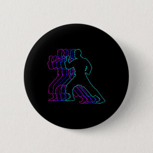 Karate Karateka cadeau kleding voor jongens jeugd  Ronde Button 5,7 Cm