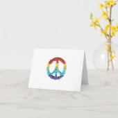 Karate Kat cartes pour notes de la paix (Fleur jaune)