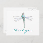 Karate Kat Graphics libel dank je wel Briefkaart (Voorkant / Achterkant)