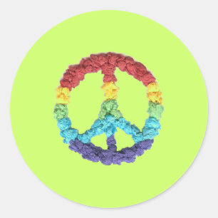 Karate Kat Graphics peace sticker