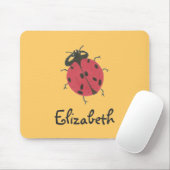 Karate Kat ladybug ID mousepad Muismat (Met muis)
