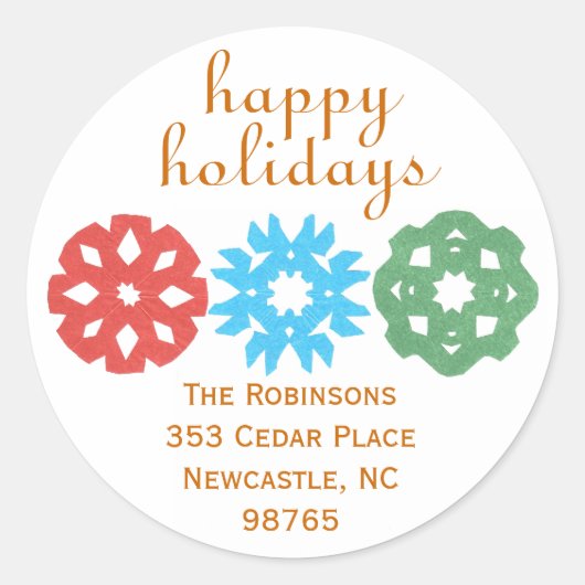 Karate Kat retour-adres label (Voorkant)