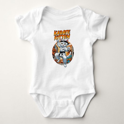 Karate Kat Romper (Voorkant)