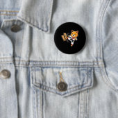 Karate Kat Taekwondo Ronde Button 5,7 Cm (In situ)
