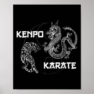 Karate Kenpo Karate Martial Arts Gezegden Poster