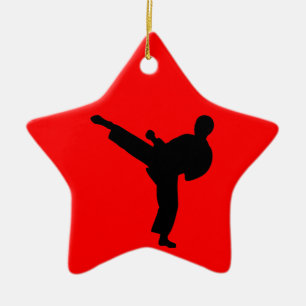 Karate Keramisch Ornament