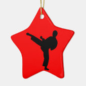 Karate Keramisch Ornament (Links)