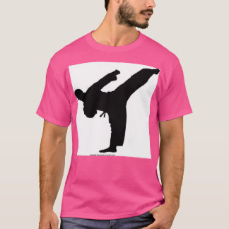 Karate Kick Silhouette 1 T-shirt