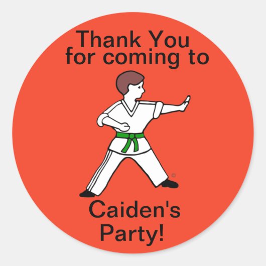 Karate Kid 11 autocollants customisés Martial Arts (Devant)