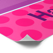 Karate Kid Girl Purple Rays Poster Ceinture pourpr (Coin)