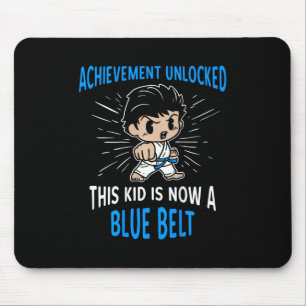 Karate Kids Student Blauwe Band Erkentelijkheids T Muismat