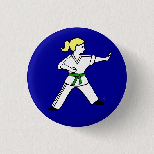 Karate Kind 12 Button (Voorkant)