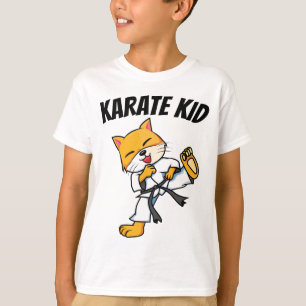KARATE KIND KINDER CAT T-SHIRTS