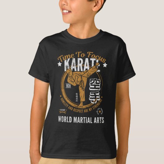 Karate Kinder T-Shirt (Voorkant)