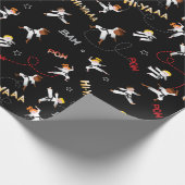 Karate Kinder Taekwondo Kinderdagfeest Cadeaupapier (Hoek)