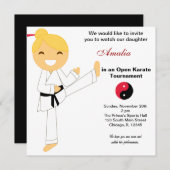 Karate Kinder Toernooi Kaart (Voorkant / Achterkant)