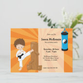 Karate Kinderen Kaart (Staand voorkant)