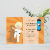 Karate Kinderen Kaart (Staand voorkant)