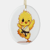 Karate Kip Ornament (Rechts)