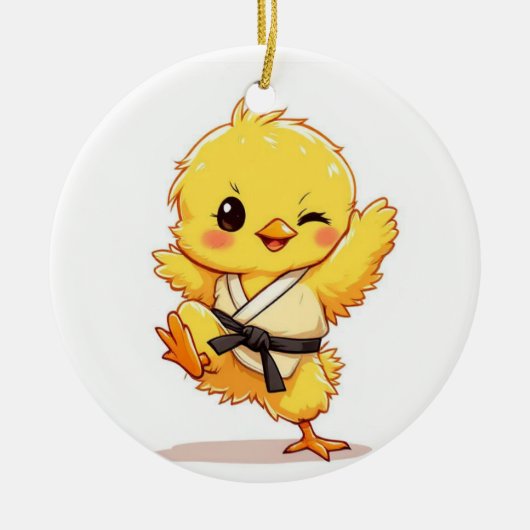 Karate Kip Ornament (Voorkant)