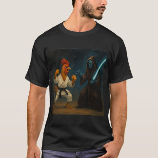 Karate Kip VS Alien Ridder T-shirt