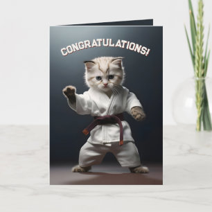 Karate Kitten Bedankkaart