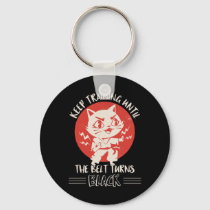 Karate Kleding Karate Quote Kleren Katten Sleutelhanger