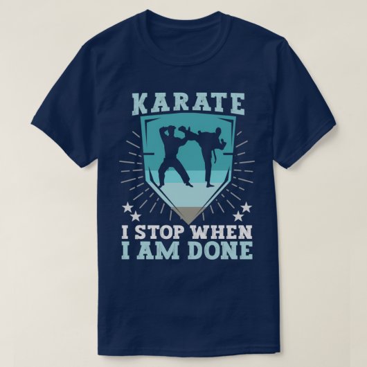 Karate Kmpfer Martial Arts Karate Trainer T-shirt (Design voorkant)