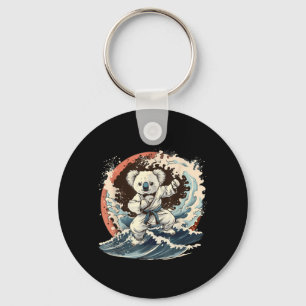 Karate Koala Dier MMA Taekwondo Vechtkunst Sleutelhanger