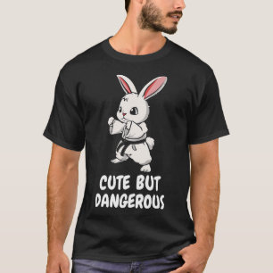 Karate Konijn Schattig Maar Gevaarlijk Grappige Ve T-shirt