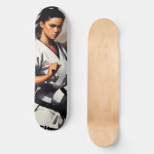 Karate, krijgskunst skateboard (Voorkant)