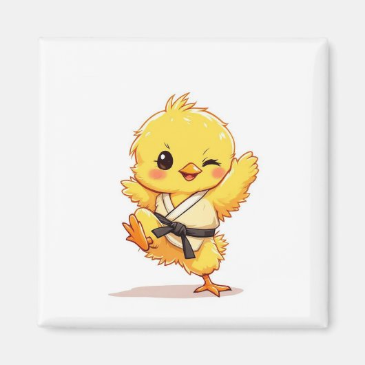Karate Kuiken Magneet (Voorkant)