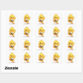 Karate Kuiken Sticker (Vel)